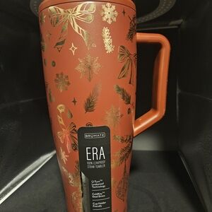 Brumate Red Tumbler with Festive Design